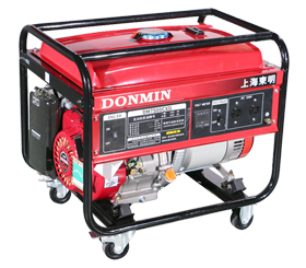 單相6千瓦汽油發(fā)電機(jī)組電啟動(dòng)DM7500CXD【帶移動(dòng)輪】