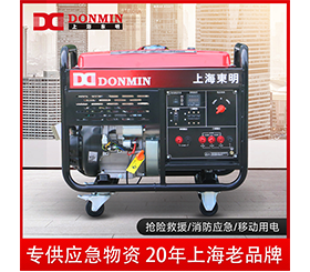 東明單三相8kw小型應(yīng)急防汛備用汽油發(fā)電機組DMDS10000CXD/YJ